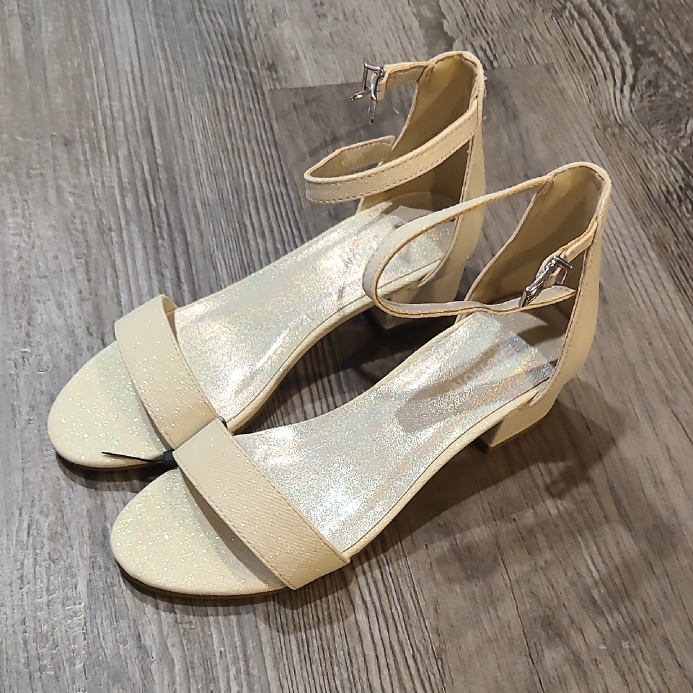 Kenneth Cole Reaction Cream Glitter Dress Shoes